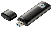 D-Link Wireless AC1200 Dual Band USB Adapter - Black